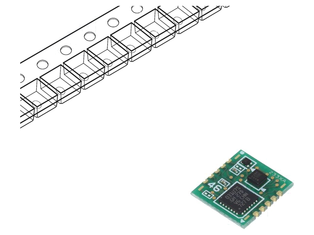 Sensor: trilling beweging; 3-assige versnellingssensor; OUT: I2C Sensor: trilling beweging; 3-assige versnellingssensor; OUT: I2C